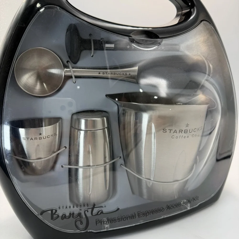 NEW Starbucks Professional Barista Espresso Accessory Kit Stainless Steel